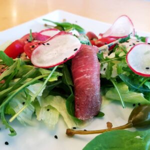 Брачиоле с трюфельным муссом